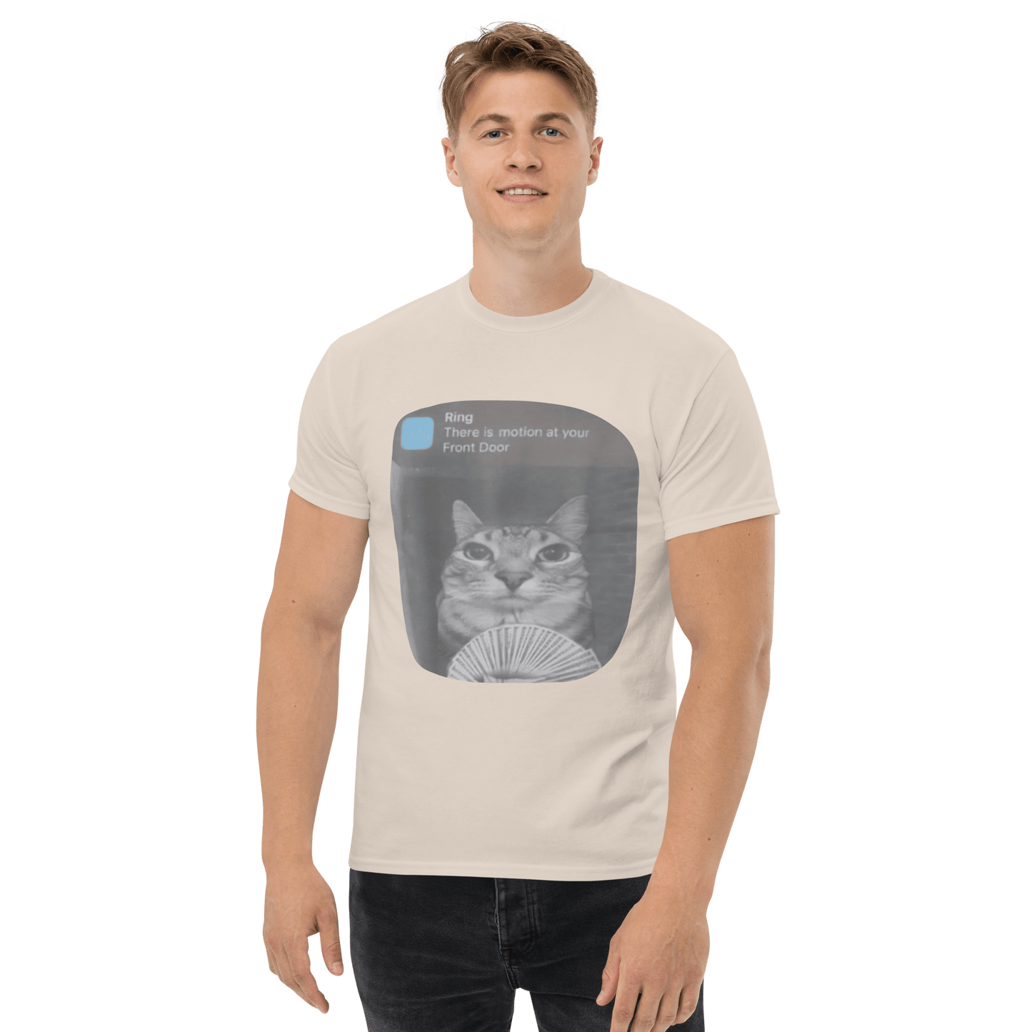 There is Motion at Your Front Door Classic T-Shirt Meme - Ash | Shirtposting