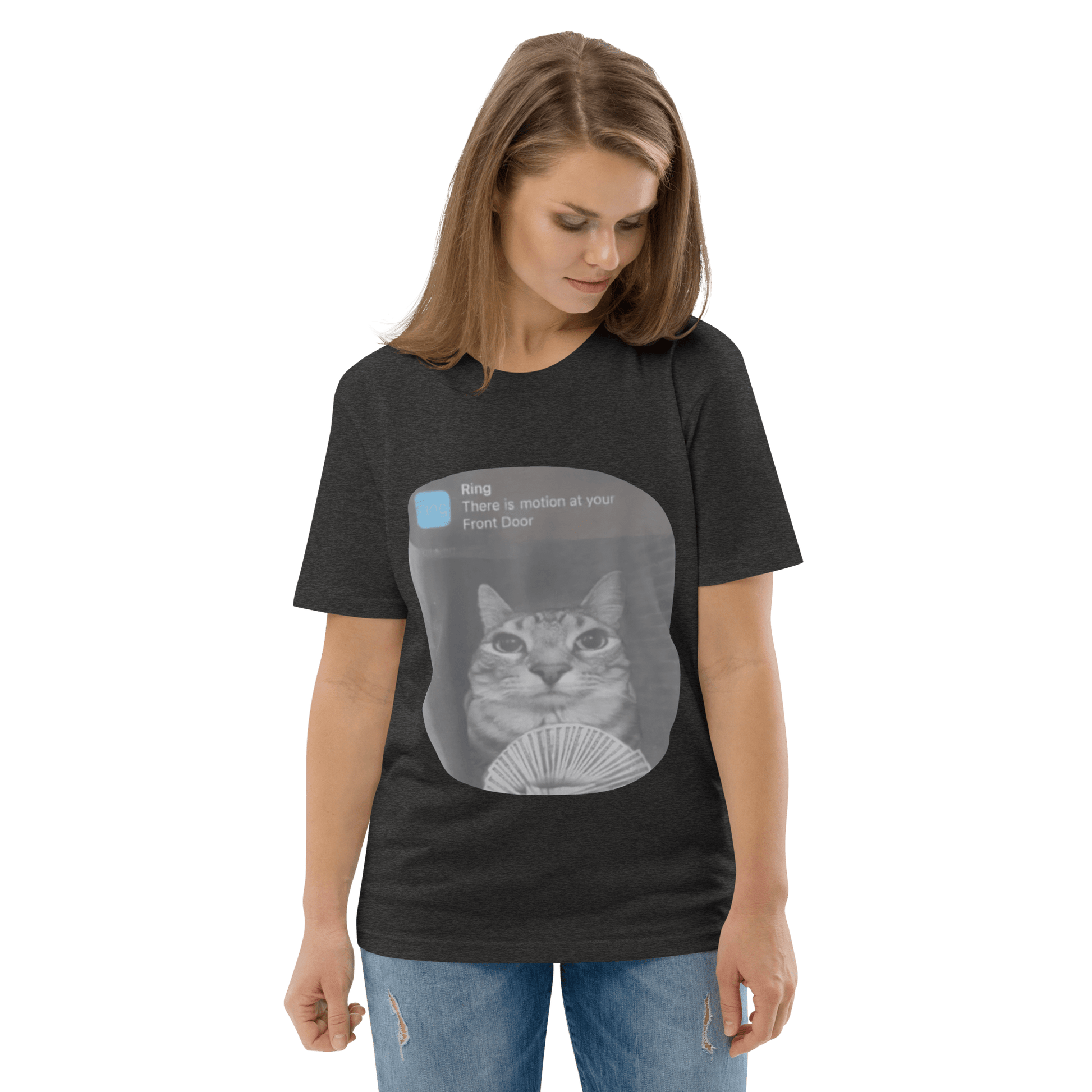 There is Motion at Your Front Door Premium Organic T-Shirt Meme - Cotton Pink | Shirtposting