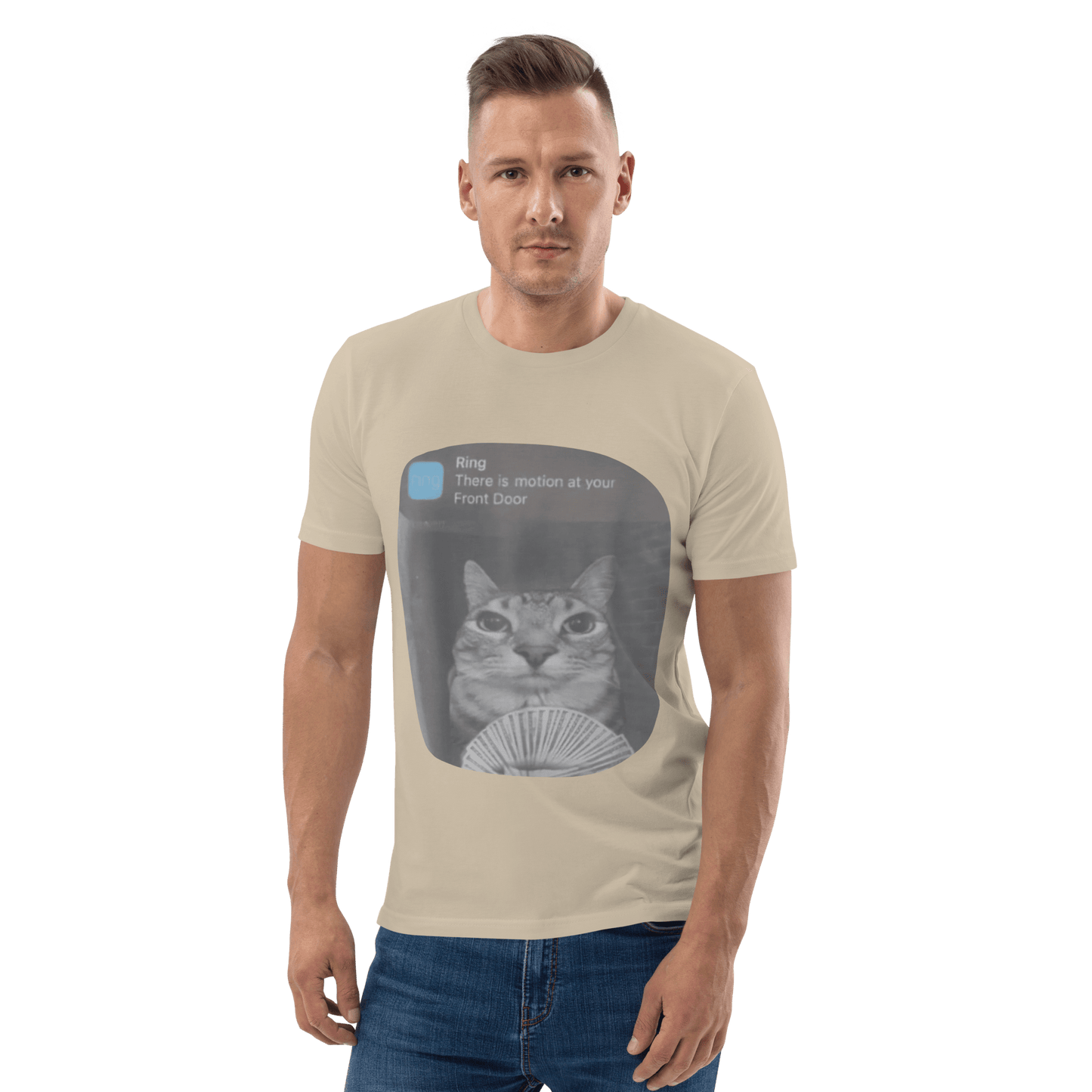 There is Motion at Your Front Door Premium Organic T-Shirt Meme - Cotton Pink | Shirtposting