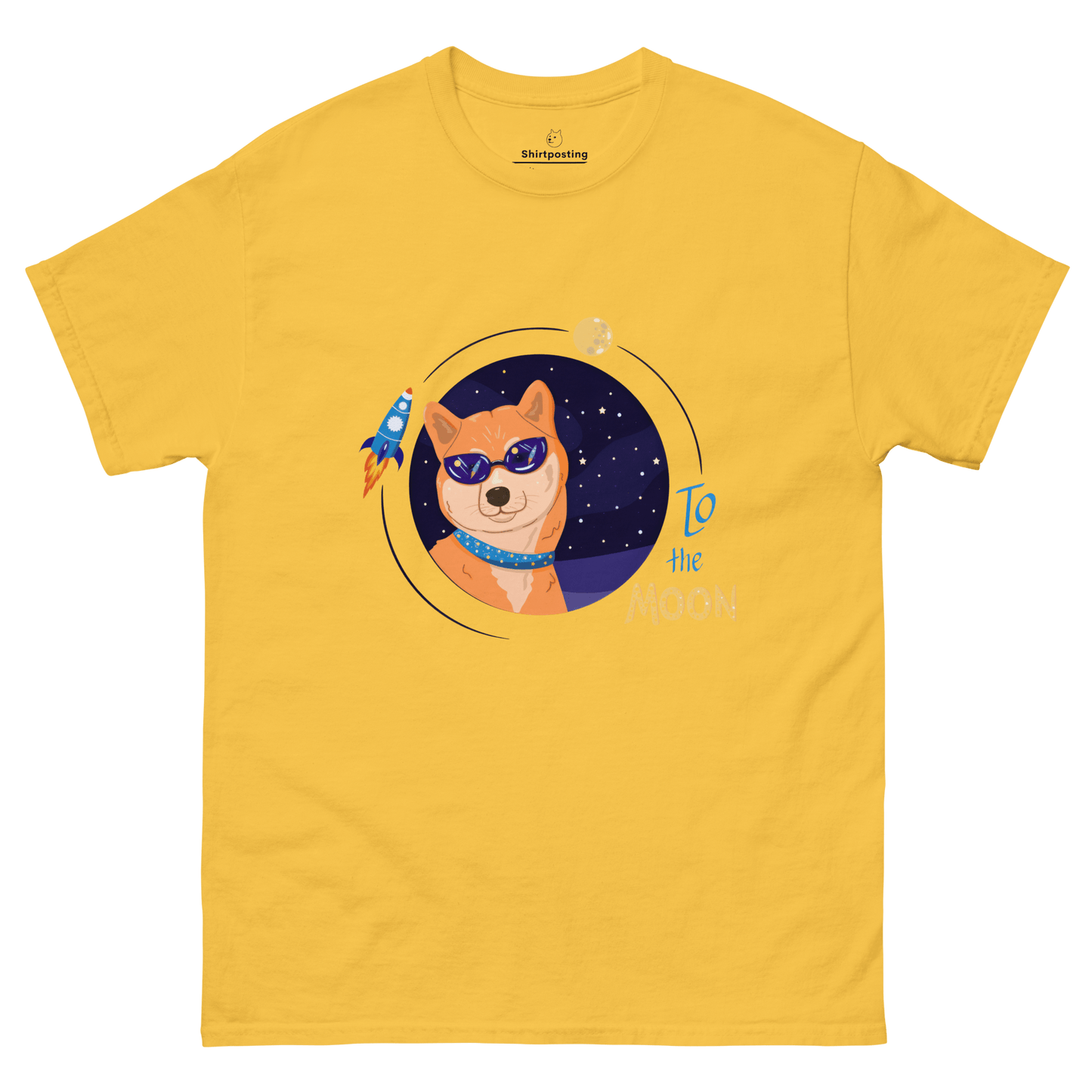 To The Moon Classic T-Shirt Meme - Daisy | Shirtposting