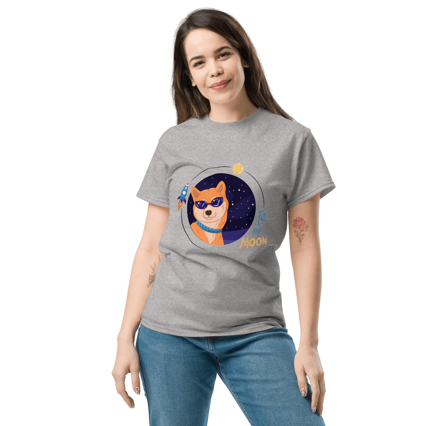 To The Moon Classic T-Shirt Meme - Daisy | Shirtposting