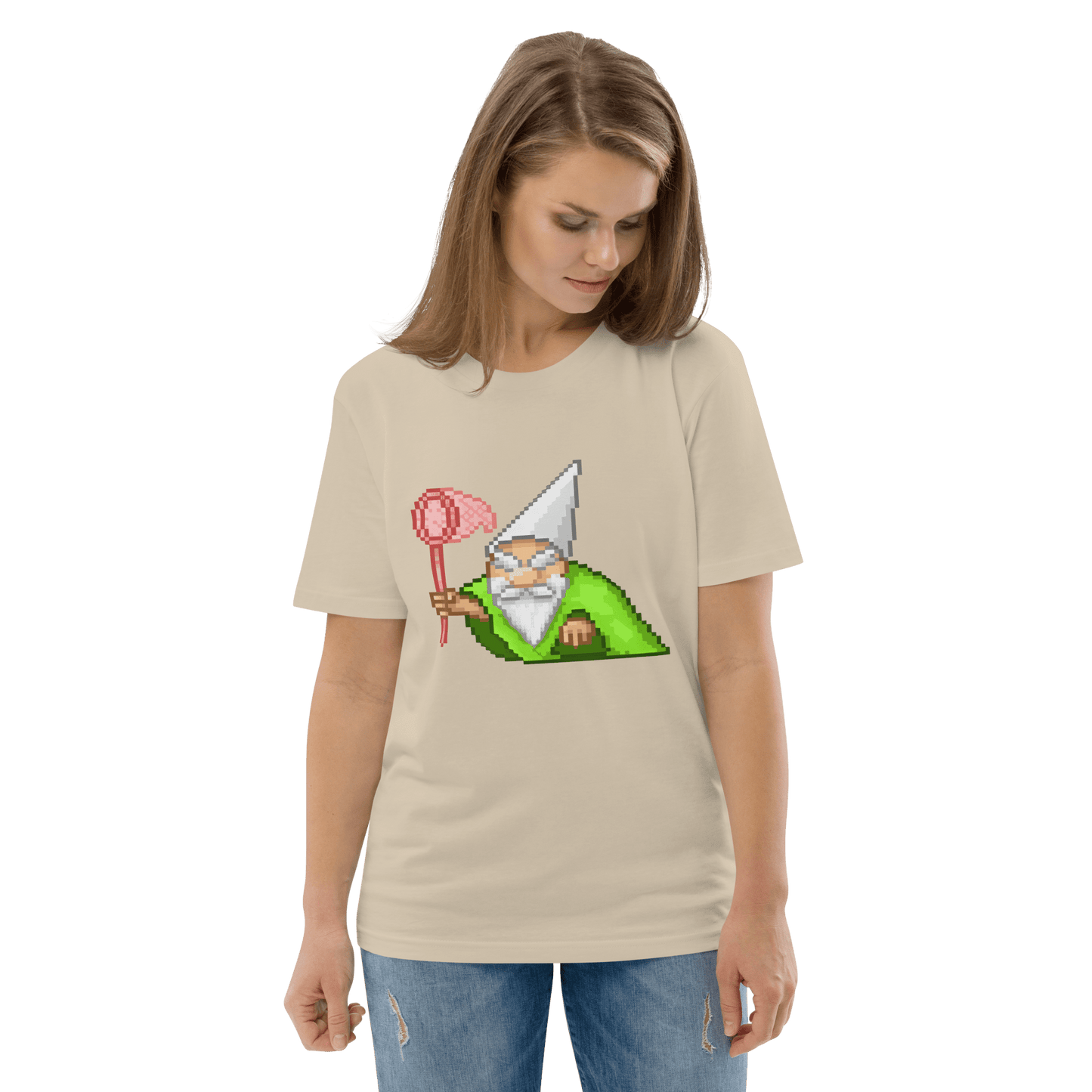 Wizard Gnome Premium Organic T-Shirt Meme - Dark Heather Grey | Shirtposting