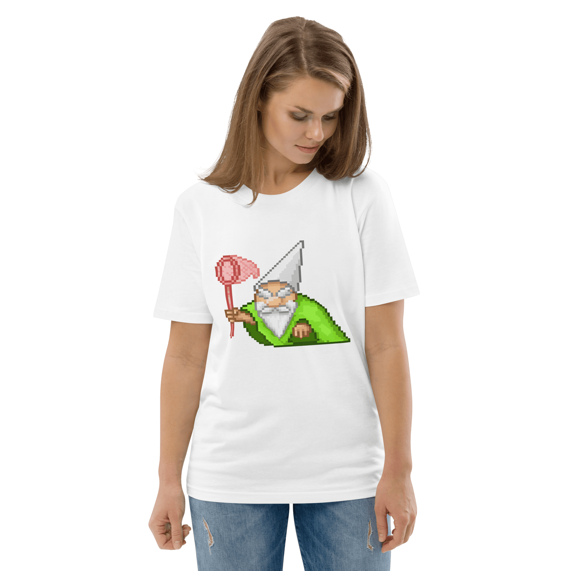 Wizard Gnome Premium Organic T-Shirt Meme - Dark Heather Grey | Shirtposting